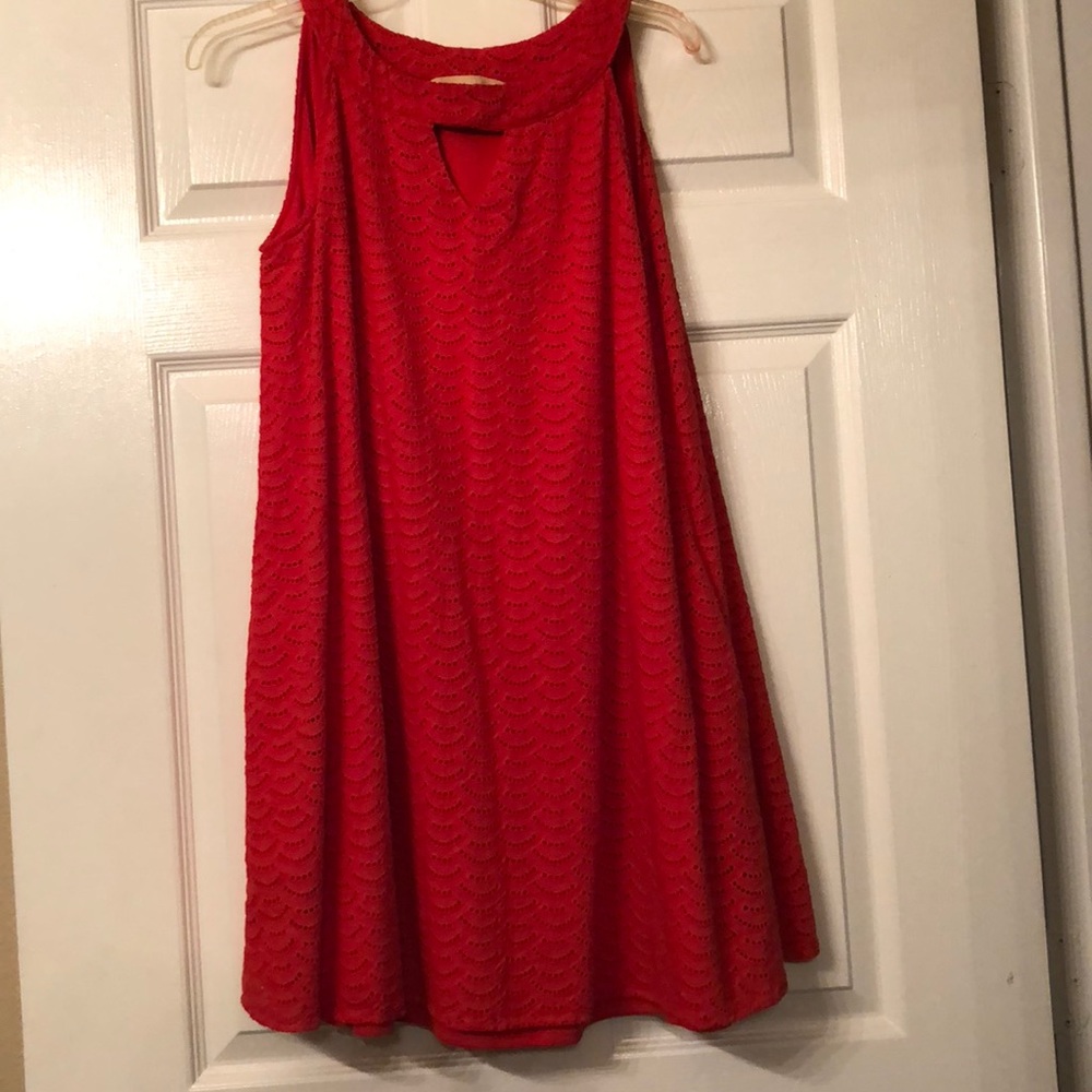 Coral Color Dress
